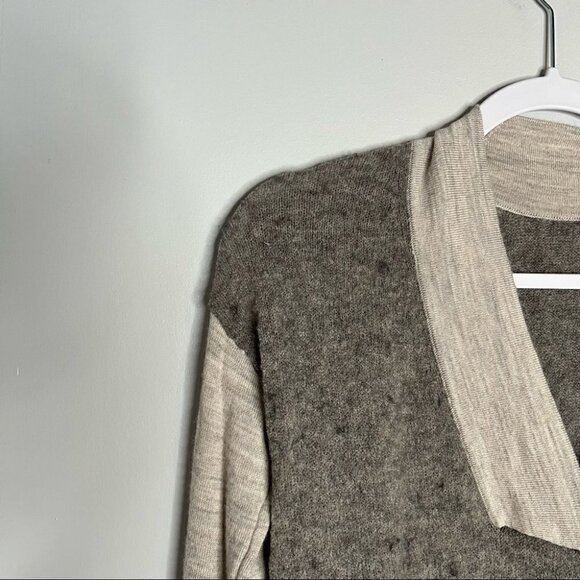 Anthropologie Moth Two Tone Alpaca Blend Sweater - Picture 3 of 7